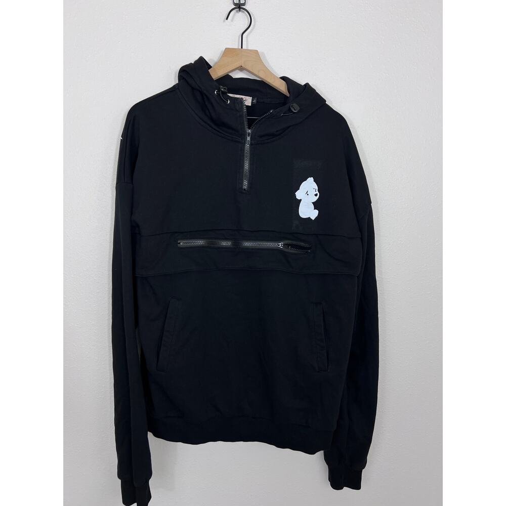 Labo Bantti Black Graphic Hoodie Streetwear Utility Large